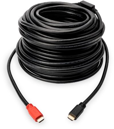 High Speed HDMI Cable with Signal Amplifier, DB-330118-100-S, HDMI Male (type A), HDMI to HDMI, 10 m