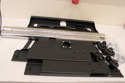 EDBAK, Floor stand, TR5E, Trolleys & Stands, 42-65 ", Maximum weight (capacity) 50 kg, USED, SCRATCHED, MISSING HEXAGON WRENCHES, Black