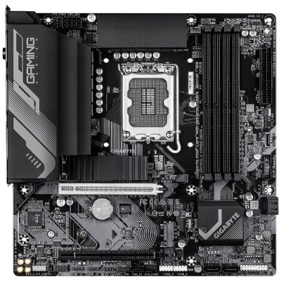 Gigabyte B760M GAMING X WIFI6E GEN5, Processor family Intel, Processor socket LGA1700, DDR5, Supported hard disk drive interfaces SATA, M.2, Number of SATA connectors 4