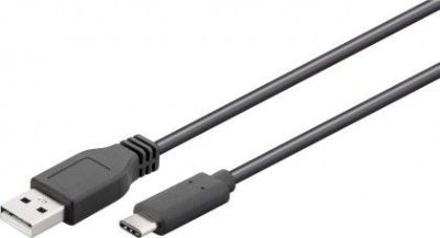 USB 2.0 cable, USB-C to USB-A USB-C male, USB 2.0 male (type A)