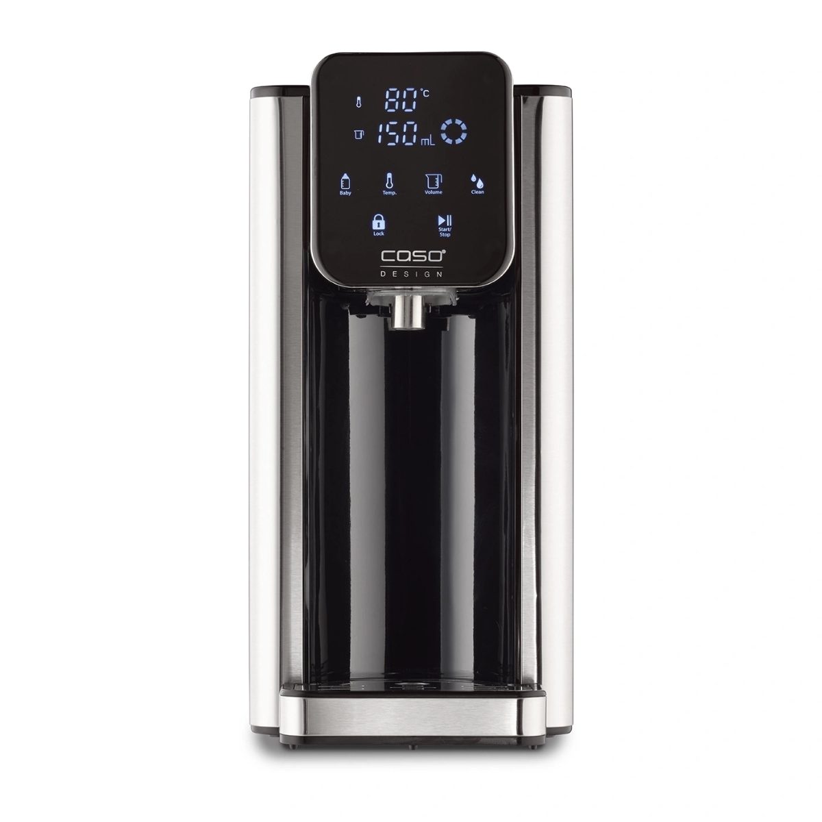 Caso HW 666 Inox, Turbo Hot Water Dispenser, Electric, 2200-2600 W, 2.7 L, Plastic/Stainless Steel, Stainless steel/Black