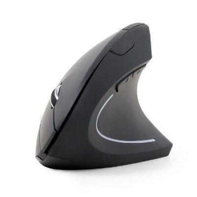 MUSW-ERGO-01, Optical Mouse, 2.4GHz Wireless Optical Mouse, USB, Black