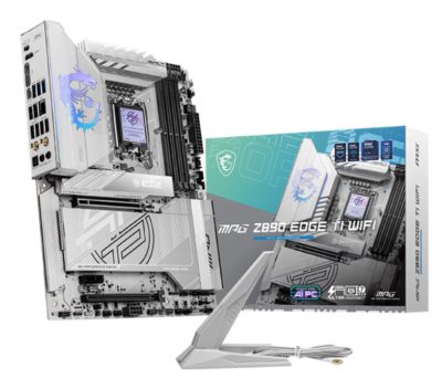 MSI MPG Z890 EDGE TI WIFI, Processor family Intel, Processor socket LGA1851, Supported hard disk drive interfaces SATA, M.2, Number of SATA connectors 4