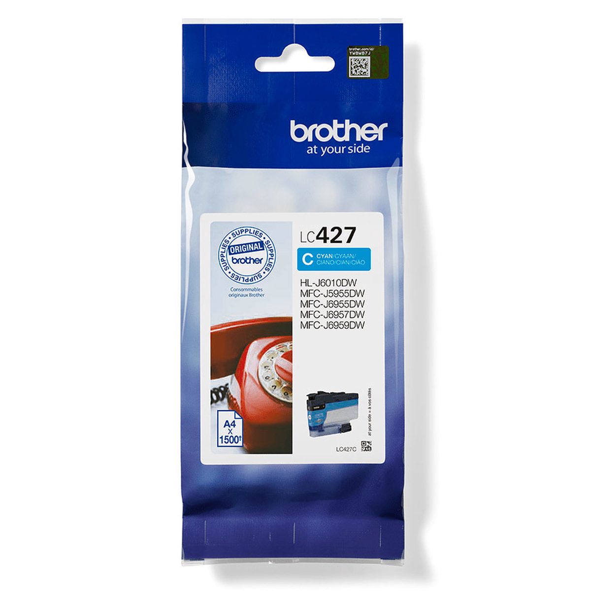 Brother LC427C, Ink Cartridge, Cyan
