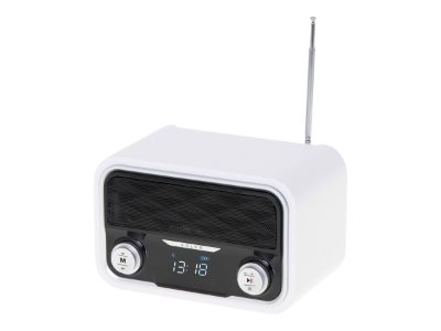 Bluetooth Radio, AD 1185, AUX in, White
