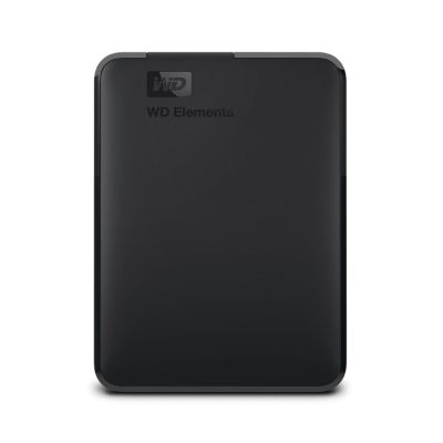 External HDD, WESTERN DIGITAL, Elements Portable, WDBU6Y0050BBK-WESN, 5TB, USB 3.0, Colour Black