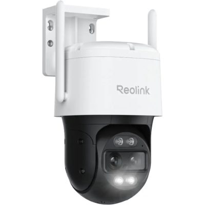 Reolink 4K Wi-Fi 6 Dual-Lens Security Camera, TrackMix Series W760, PTZ, 8 MP, 2.8mm/F1.6, IP65, H.264, H.265, Micro SD, Max. 512 GB