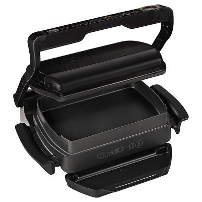 TEFAL Grils OptiGrill+, 2000W, 600cm2, melns