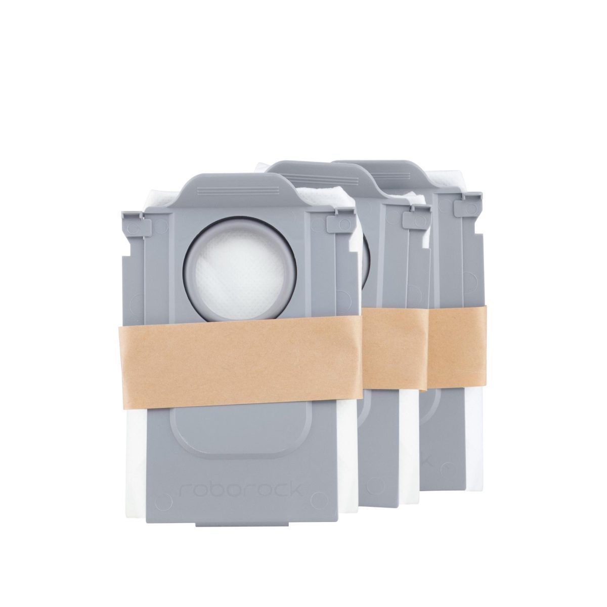 Vacuum Cleaner Accessory, ROBOROCK, Disposable Dust Bag 3pcs, White, For Qrevo/Qrevo MaxV/S8 MaxV Ultra/S8 Max Ultra/Qrevo S/Qrevo Pro/Qrevo Master/Qrevo Curv, 8.02.0238