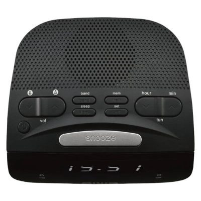 AIWA digitālais radio modinātājs, melns