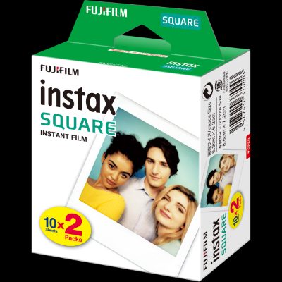 Instax Square Glossy Instant film (2x10pl), 86 x 72 mm, Image dimensions: 62 × 62 mm, Quantity 20