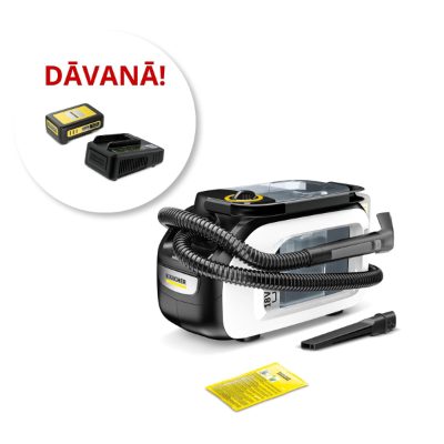 KARCHER SE 3-18 traipu tīrītājs (1.081-506.0) + Battery Power 18V, 2,5 Ah akumulators