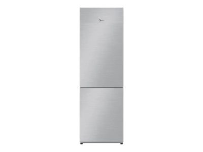 Midea Refrigerator, MDRB548MME46, Energy efficiency class E, Free standing, Combi, Height 186 cm, No Frost system, Fridge net capacity 271 L, Freezer net capacity 130 L, 35 dB, Grey