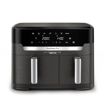 Air Fryer, EY942HE0 Easy Fry Dual XXL, Power 2700 W, Capacity 11 L, Dark Grey
