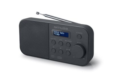 Alarm function, M-109DB, Portable radio, Black
