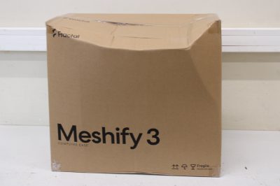 Fractal Design Meshify 3 Ambience Pro RGB Black TG, Fractal Design Meshify 3, Ambience Pro RGB Black TG Light Tint, ATX, DAMAGED PACKAGING, DAMAGED PAINT ON TOP