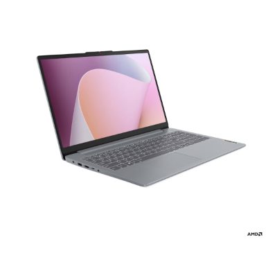 Lenovo IdeaPad Slim 3 15ABR8, Arctic Grey, 15.6 ", IPS, FHD, 1920 x 1080 pixels, Anti-glare, AMD Ryzen 5, 5625U, 8 GB, Soldered DDR4, Solid-state drive capacity 512 GB, AMD Radeon Graphics, Windows 11 Home, 802.11ax, Bluetooth version 5.2, Keyboard language English, Warranty 24 month(s), Battery warranty 12 month(s)