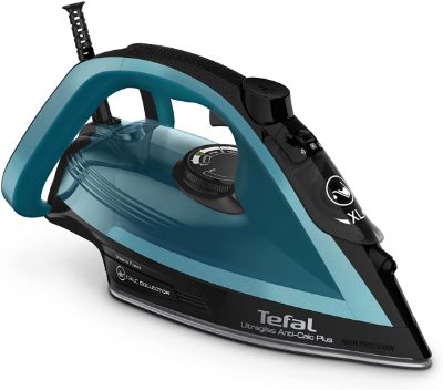 FV6832E0, Steam Iron, 2800 W, Water tank capacity 270 ml, Continuous steam 50 g/min, Steam boost performance 260 g/min, Black/Blue