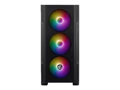 MAG FORGE M100R, Side window, Black, Micro ATX Tower, ATX