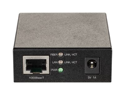 1000BaseT to SFP Standalone Media Converter, DMC-G01LC, Gigabit SFP port, 10/100/1000 Mbps port