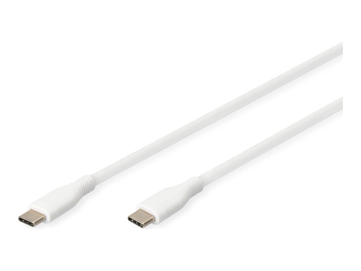 Silicone Connection Cable, AK-300341-020-W, USB-C to USB-C