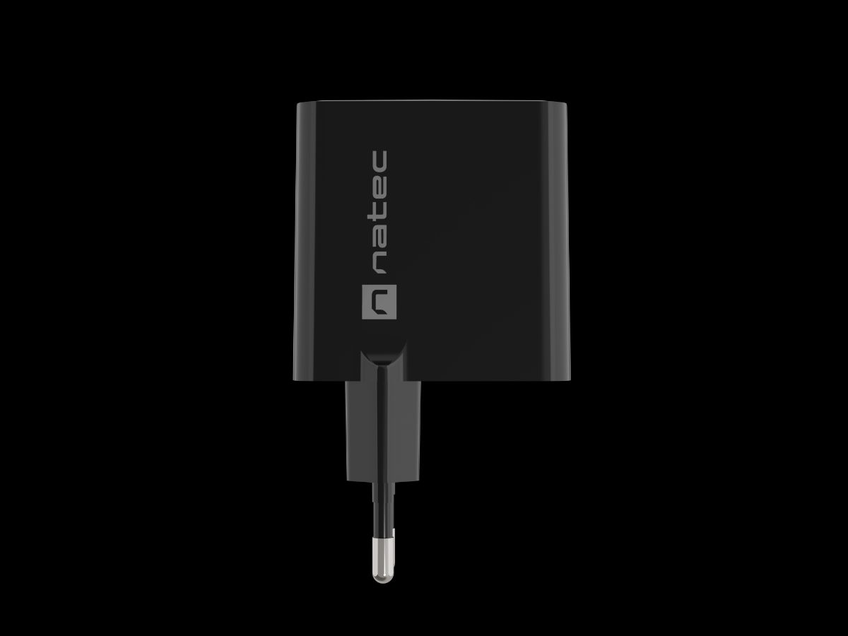 Natec Ribera USB Charger, 1x USB-A, 1x USB-C, 45 W, NUC-2143