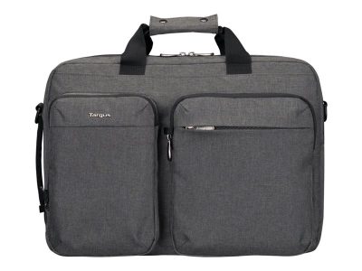 Hybrid Briefcase, Fits up to size 16 ", Backpack, Grey