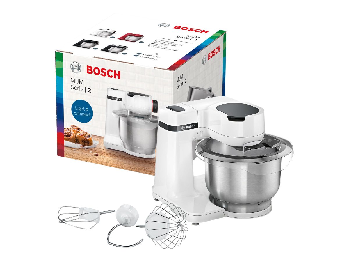 MUM Serie Kitchen Machine, MUMS2EW00, 700 W, Number of speeds 4, Bowl capacity 3.8 L, White