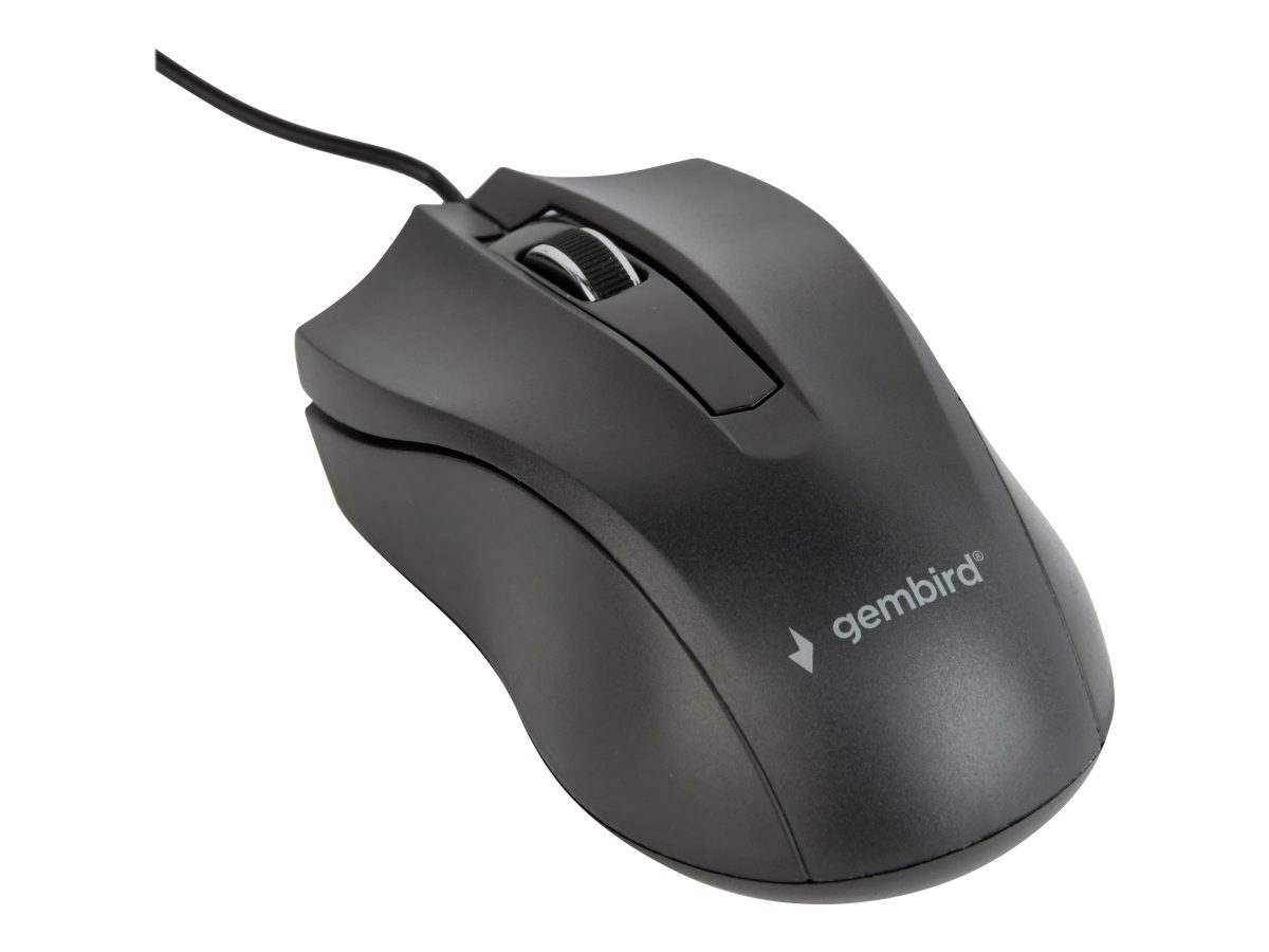 Optical Mouse, MUS-3B-01, USB, Black