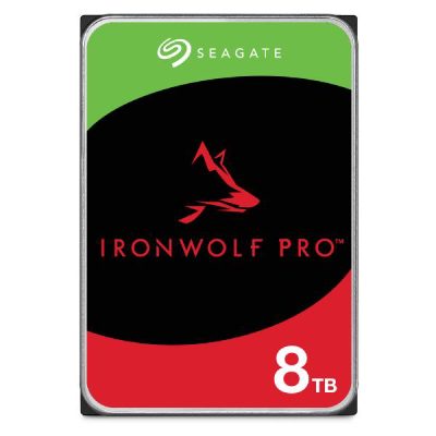 HDD, SEAGATE, IronWolf Pro, 8TB, SATA, 256 MB, 7200 rpm, 3,5", ST8000NT001