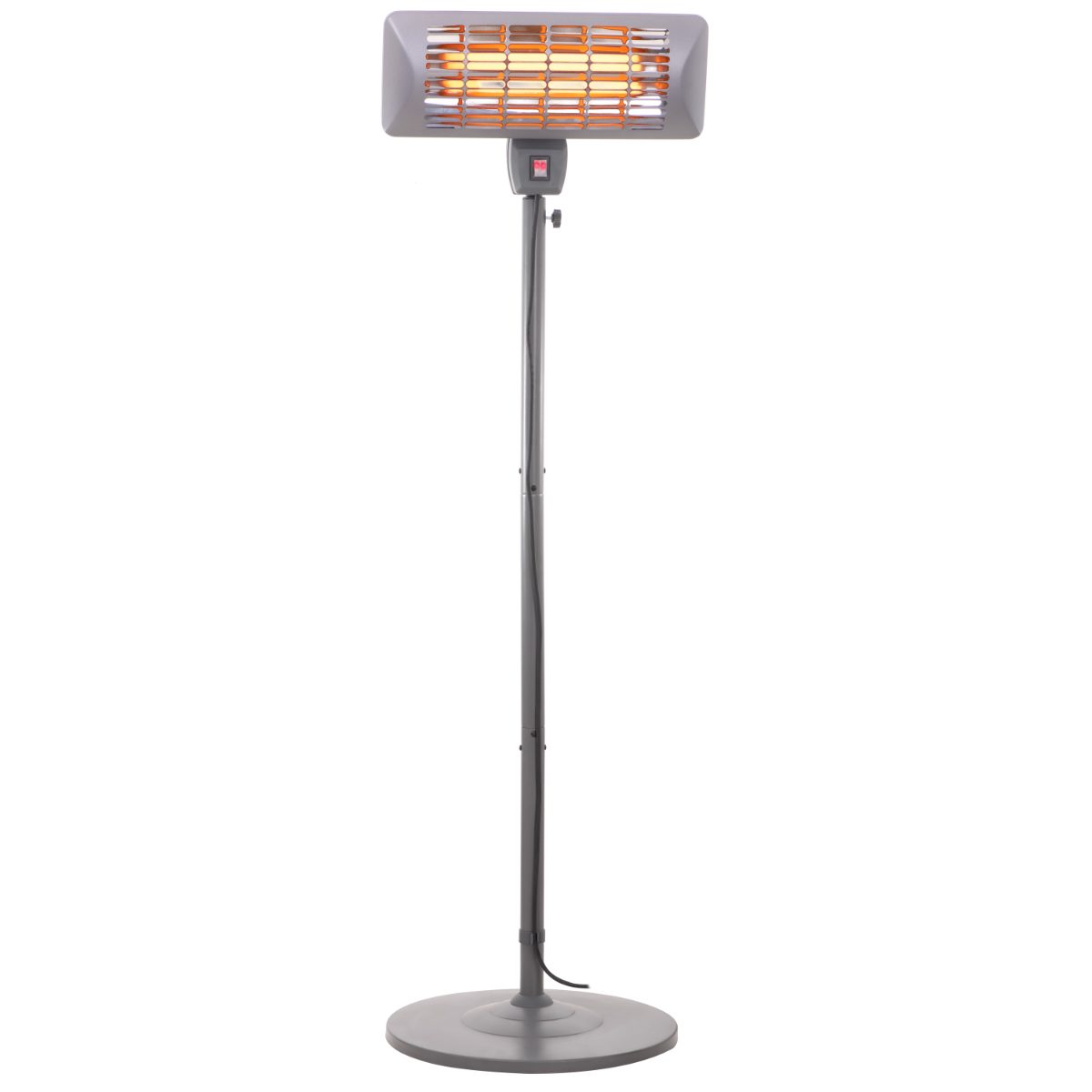 Standing Heater, CR 7737, Patio heater, 2000 W, Number of power levels 2, Suitable for rooms up to 14 m², Grey, IP24