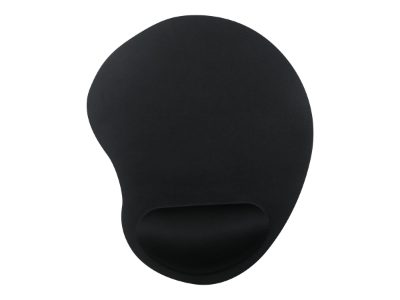 Mouse Pad with Soft Wrist Support, MP-ERGO-01, 240 x 200 x 4 mm, Black