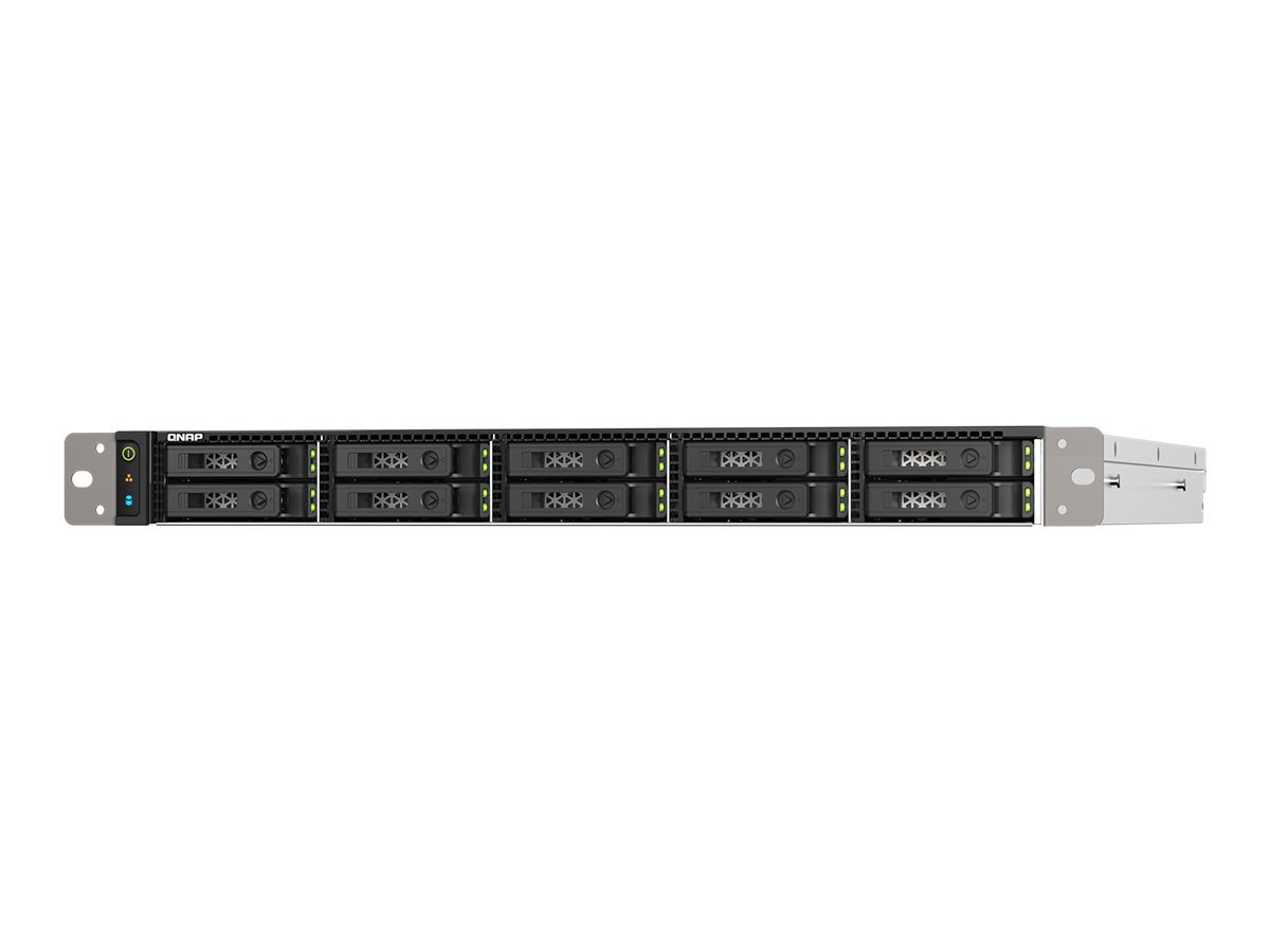 QNAP High-density NVMe all-flash storage, TS-h1090FU-7232P-64G, AMD EPYC, 7232P/7252, 64 GB, RDIMM DDR4
