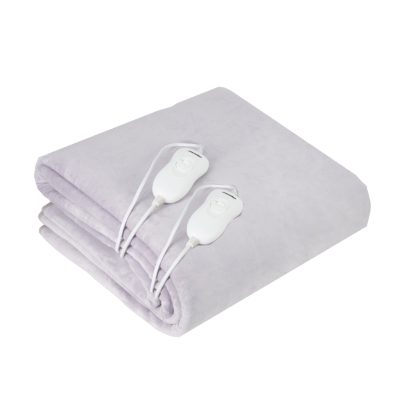 Electirc heating under-blanket, AD 7426, Number of heating levels 4, Number of persons 2, Washable, Remote control, Coral fleece, 2 x 60 W, Grey