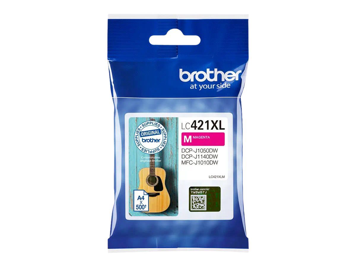Brother LC421XLM Ink Cartridge, Magenta, Brother LC421XLM, Ink Cartridge, Magenta