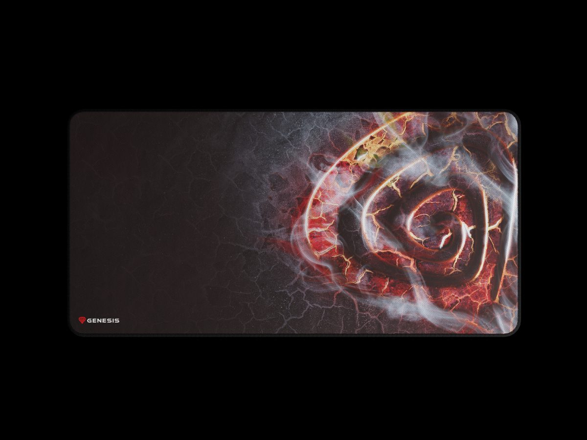 Mouse Pad, Fabric, Rubber, Carbon 500 MAXI LAVA G2 Edition, Multicolor