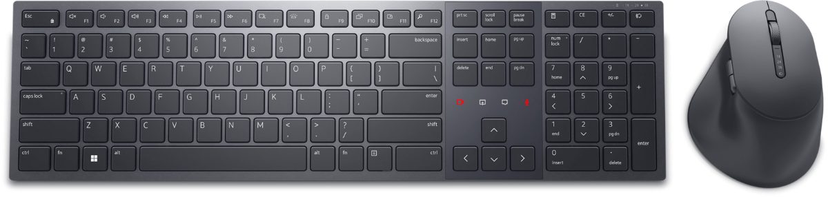 Premier Collaboration KM900, Keyboard and Mouse Set, Wireless, Mouse included, Bluetooth, Wireless connection, Lithuanian, Graphite