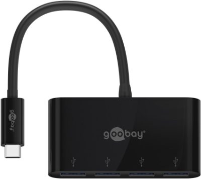 4-Port USB-C Multiport Adapter, 61073, Type-C, USB-A