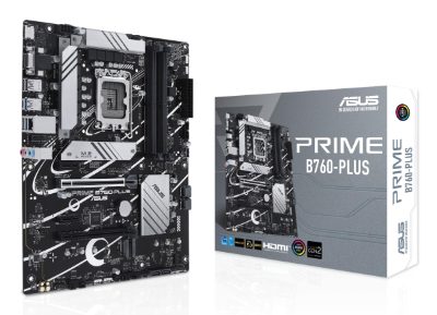 PRIME B760 PLUS, Processor family Intel, Processor socket LGA1700, DDR5, Number of SATA connectors 4