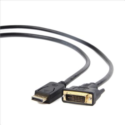 Adapter cable, DisplayPort, DVI, DP to DVI-D, 1.8 m