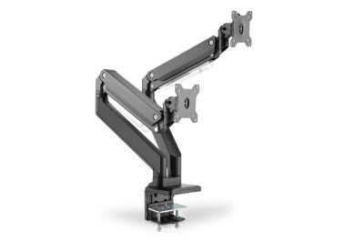 Digitus Desk Mount, DA-90427, Adjustable Height, Rotate, Tilt, Swivel, 15-35 ", Maximum weight (capacity) 2x15 kg, Black