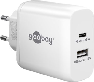 USB-C PD Dual Fast Charger (45 W), 65412