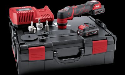 Flex The smart cordless polisher 12 V, rotary and random orbital free-running, PXE 80 12-EC/2.5 SET