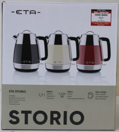 ETA ETA918690040 Storio Kettle, Power 2150 W, Capacity 1.7 L, Stainless steel, Beige, SALE OUT. ETA, Storio Kettle, ETA918690040, Standard, 2150 W, 1.7 L, Stainless steel, 360° rotational base, Beige