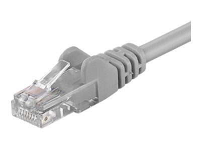 CAT 6 patch cable, U/UTP, Grey RJ45 male (8P8C), RJ45 male (8P8C)