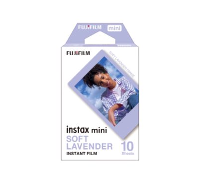 Instax Mini Soft Lavender Instant Film, 86 x 54 mm, Quantity 10