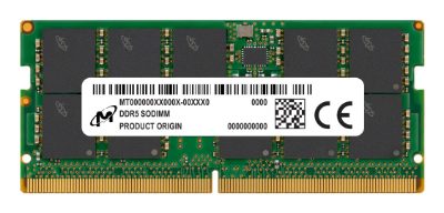 Server Memory Module, MICRON, DDR5, 16GB, ECC, 5600 MHz, CL 46, 1.1 V, MTC10C1084S1TC56BR