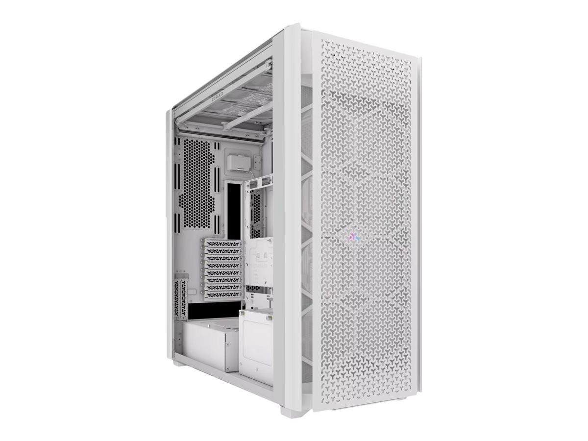 Corsair PC Case, 9000D RGB AIRFLOW Super, White, Full-Tower