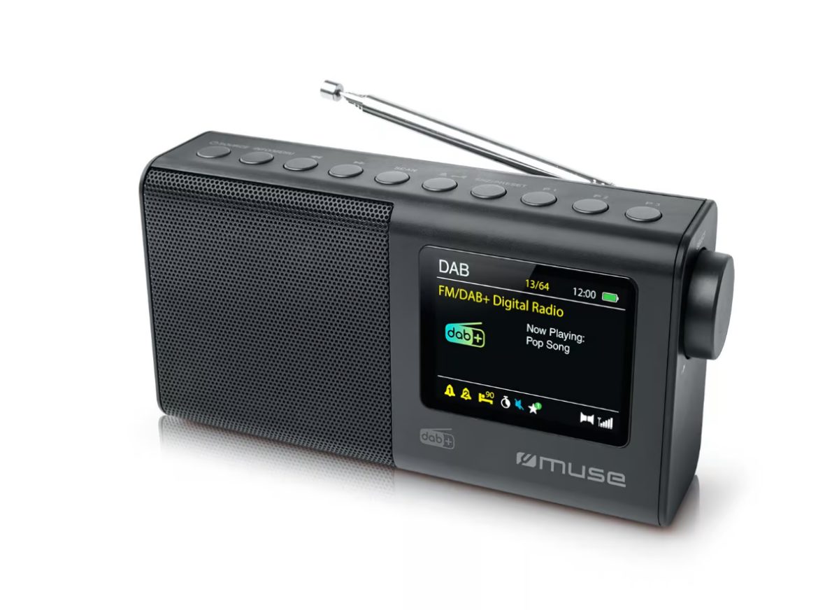 Portable Radio, M-117 DB, AUX in, Black, Portable, FM, DAB/DAB+