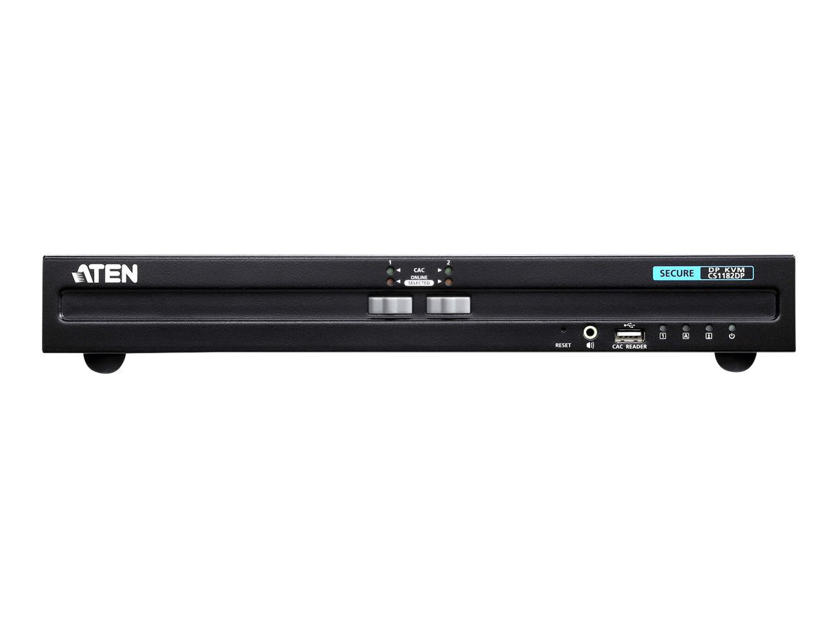 2-Port USB DisplayPort Secure KVM Switch (PSS PP v3.0 Compliant), CS1182DP